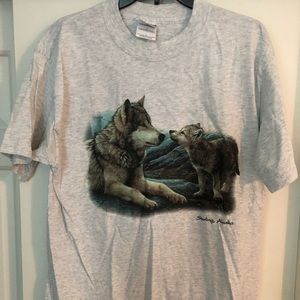 Wolf Tee Shirt Large